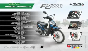 Moto Fratelli FS 110 para uso diario en ciudad
