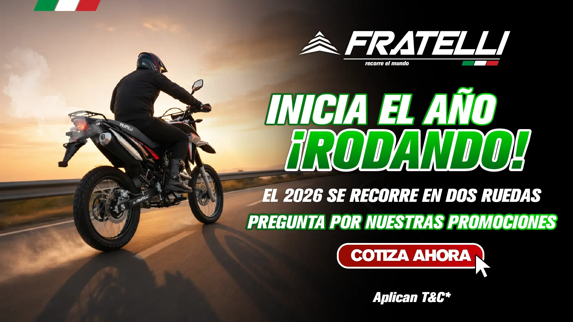 Inicia el año rodando