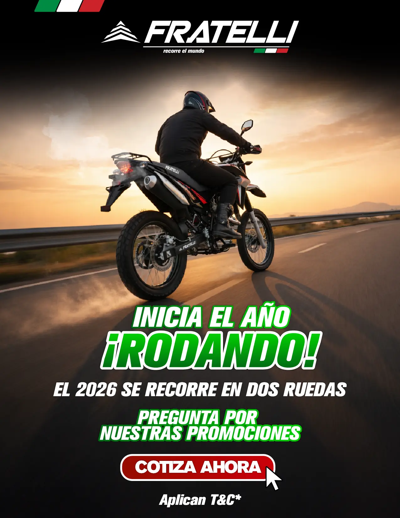 Inicia el año rodando