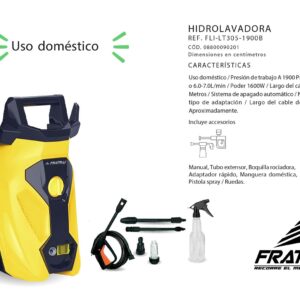 Hidrolavadora Eléctrica Fratelli